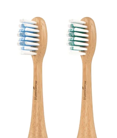 Wooden Brush heads for sonic toothbrushes