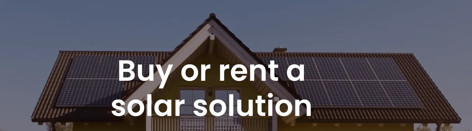 Solar as a service