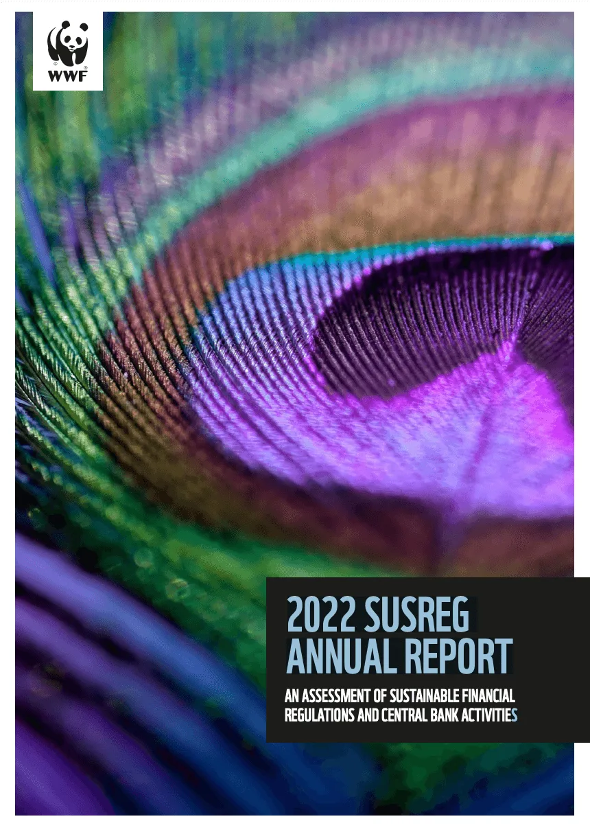Sustainable Financial Regulations and Central Bank Activities (SUSREG) Annual report